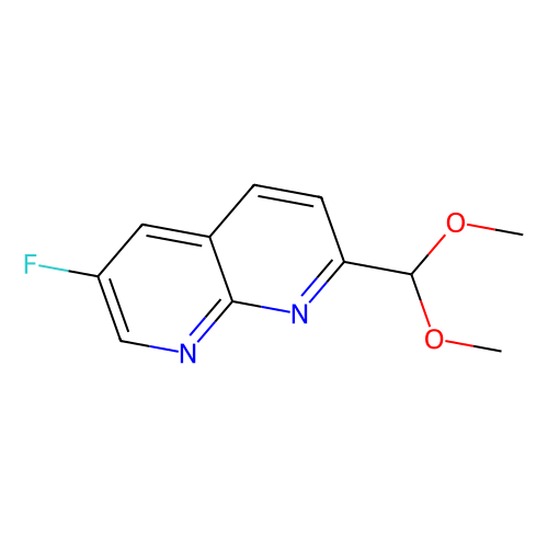 2-(dimethoxymethyl)-6-fluoro-1,8-naphthyridine