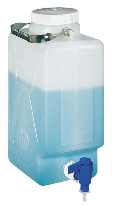 carboy w/spigot hdpe 9l (c22-1498-474)