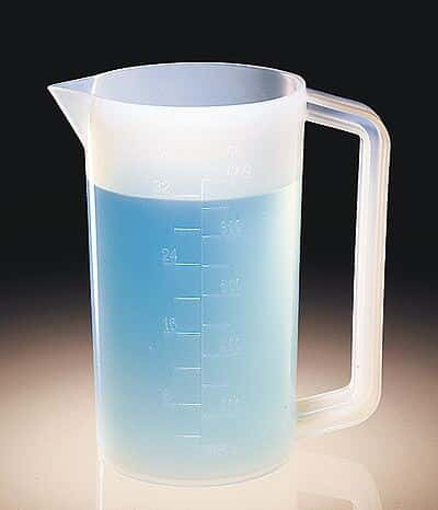 beaker w/handle pfa 3000ml