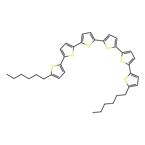 5,5′′′′′-dihexyl-2,2′:5′,2′′:5′′,2′′′:5′′′,2′′′′:5′′′′,2′′′′′-sexithiophene