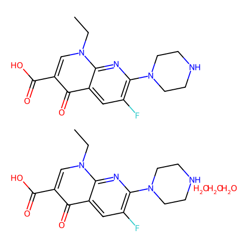 enoxacin sesquihydrate