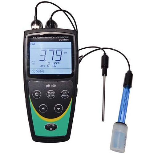 oakton ph 100 meter w/probes (c22-1494-932)