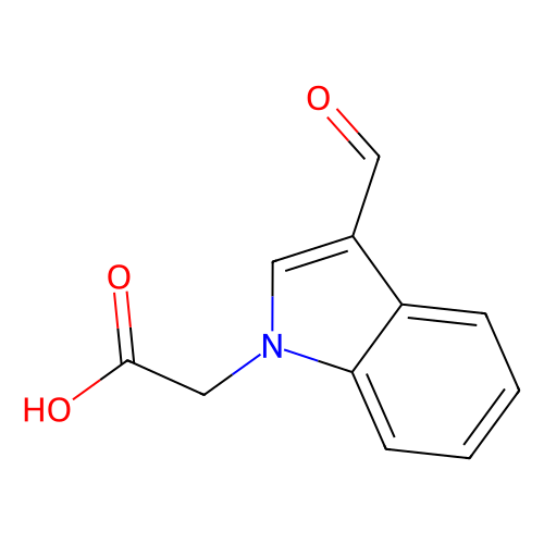 (3-formyl-1-indolyl)acetic acid