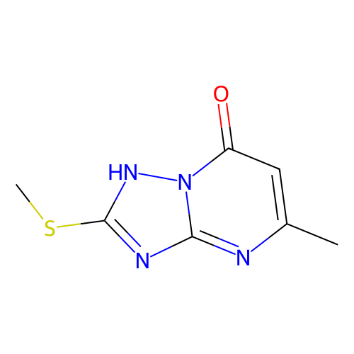 7-hydroxy-5-methyl-2-methylthio-[1,2,4]triazolo[1,5-a]pyrimidine