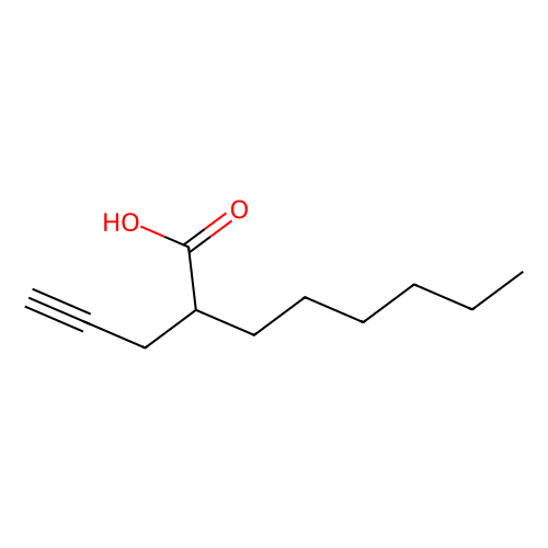 2-hexyl-4-pentynoic acid