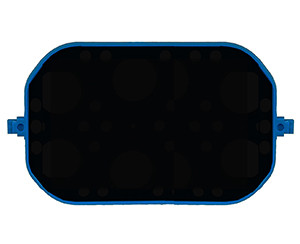 mini rocking platform with rubber mat 4 5 x 3 in r2024 and h2024 only