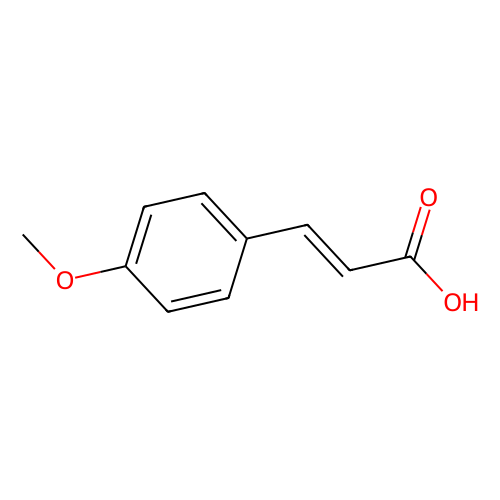 4-methoxycinnamic acid, predominantly trans