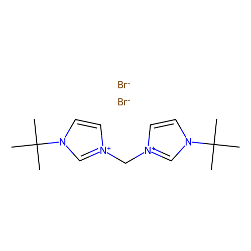 3,3'-methylenebis(1-tert-butyl-3-imidazolium bromide)