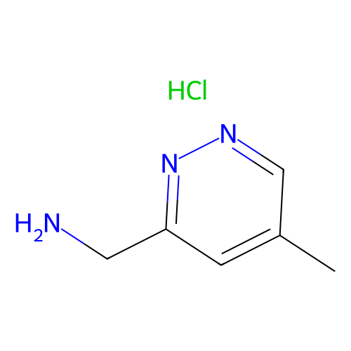 (5-methylpyridazin-3-yl)methanamine hydrochloride