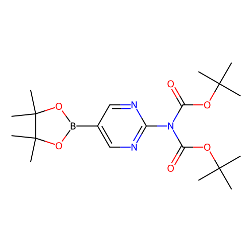 2-(n,n-bisboc-amino)pyrimidine-5-boronic acid, pinacol ester