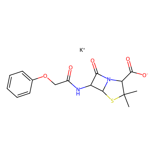 penicillin v potassium salt