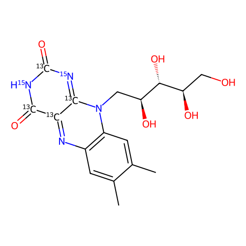 riboflavin-(dioxopyrimidine-¹³c₄,¹⁵n₂)