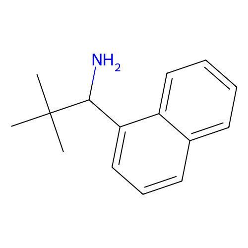 (s)-2,2-dimethyl-1-(1-naphthyl)propylamine