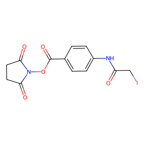siab (n-succinimidyl (4-iodoacetyl)aminobenzoate)