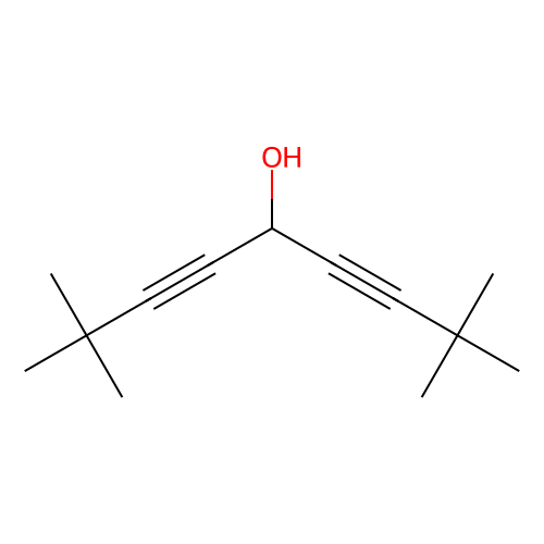 2,2,8,8-tetramethyl-3,6-nonadiyn-5-ol
