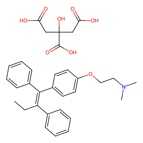 tamoxifen (ici 46474) citrate
