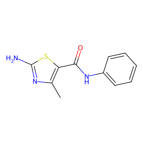2-amino-4-methyl-n-phenylthiazole-5-carboxamide
