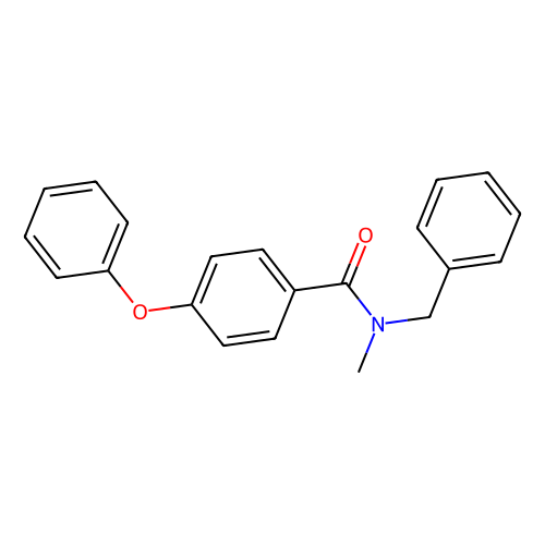 n-methyl-4-phenoxy-n-(phenylmethyl)-benzamide