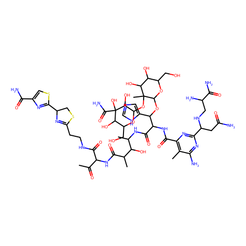phleomycin from streptomyces verticillus (c09-1019-599)