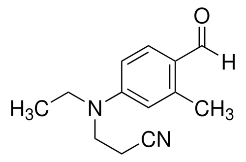 2-methyl-n-ethyl-n-(2-cyanoethyl)-4-aminobenzaldehyde