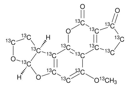aflatoxin b2-13c17 solution