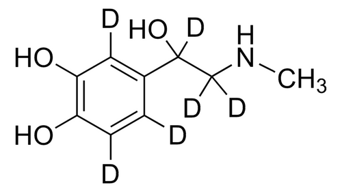 (+/-)-epinephrine-d6 solution