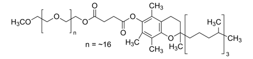 dl-alpha-tocopherol methoxypolyethylene glycol succinate (c15-1210-946)