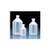 vitlab reagent bottle, conical slope shouldered, polypropylene, with polypropylene gl63 cap, 5000ml