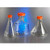 5l petg erlenmeyer flask, vented cap, plain