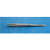 curved forceps, fine, 7-1/8", smooth tips