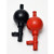 pipette filler, silicone, red