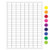 cryo laser labels, 0.94" x 0.5", removable, yellow