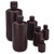 bottle, narrow mouth, boston round, amber hdpe with amber pp closure, 125ml