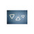 clay triangles 2.5  (c08-0426-214)
