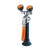 eyewash/drench hose unit, deck mounted, with backflow preventer