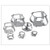 se-551 clamp for 100ml round flask