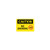 caution, no smoking, graphic, 10x14, rigid plastic