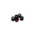 8-425 open top flangeless cap, black pp, t/s/t septum (c08-0512-708)