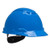 hard hat w/ uvicator, vented, yellow