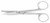 operating scissors, sharp/blunt, curved, length: 5.75