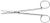 metzenbaum scissors, delicate, slim pattern, curved, length: 9