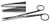 mayo scissors, supercut, straight, length: 5.5