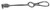 volkmann retractor 8 3/4" 1 prong sharp