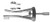 alm retractor, 4x4 sharp prongs, 2.0" spread, length: 2.75
