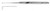 nerve hook 7 mm blt, 6 1/4"