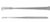 joseph double hook, two sharp prongs, width: 12, length: 6.25