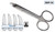 scissors beebe blunt curved 110mm