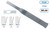osteotome tessier curved 10.00mm