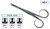 scissors ligature spencer 90mm