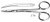 iris scissors curved v-del point s1609-1826